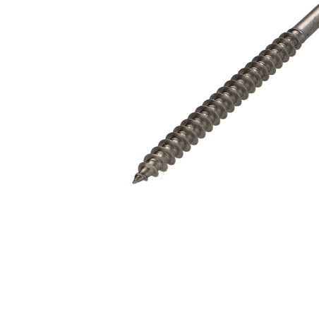 1 x VBA Vis bois agglo Inox A2 Tête fraisée Pozi 6X140 Filetée sur 60