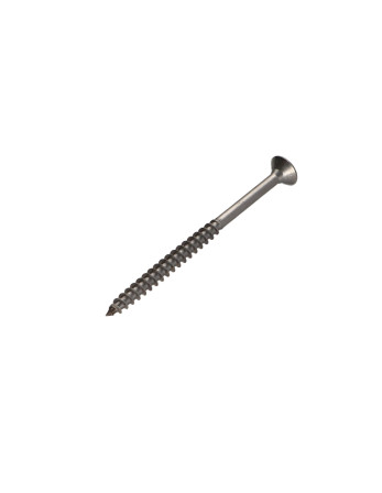 VBA Vis bois agglo Inox A2 Tête fraisée Pozi 5X60 Filetée sur 36