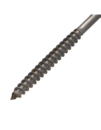 VBA Vis bois agglo Inox A2 Tête fraisée Pozi 5X60 Filetée sur 36