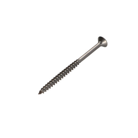 1 x VBA Vis bois agglo Inox A2 Tête fraisée Pozi 5X70 Filetée sur 36
