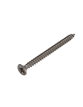 VBA Vis bois agglo Inox A2 Tête fraisée Pozi 5X80