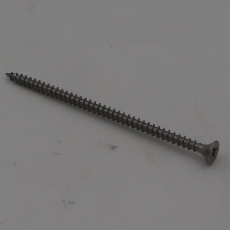 1 x VBA Vis bois agglo Inox A2 Tête fraisée Pozi 5X80