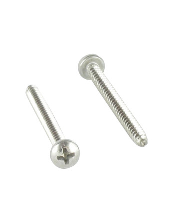 Vis tôle tête cylindrique bombée large POZI et fendu 3.9X13 Inox A2 50 PPM
