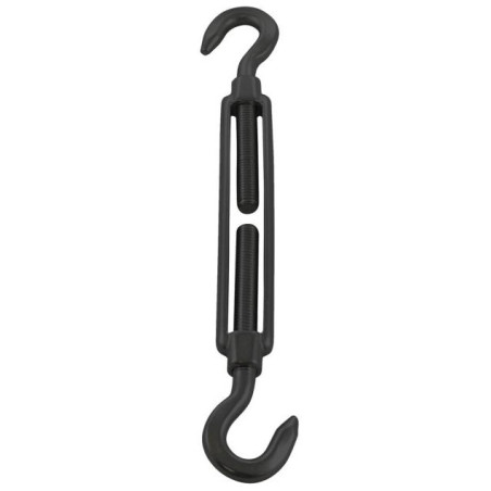 1 x Tendeur crochet crochet M10 Inox A4 Noir