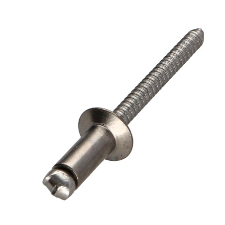 1 x Rivet Aveugle Tout Inox Tête fraisée 4.8X10 Epaisseur de serrage 3 à 5
