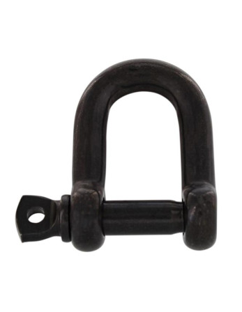 Manille Droite Forgée Inox A4 Noir Diamètre 5