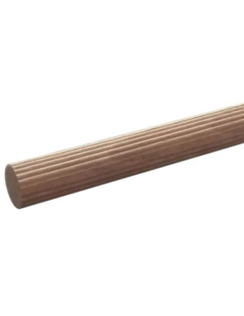 Tourillon en bois strié Diamètre 18 Longueur 1 mètre