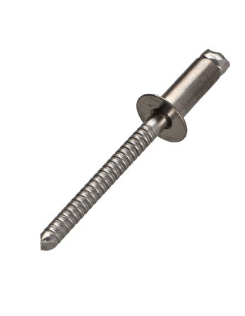 Rivet Aveugle Tout Inox Tête fraisée 4X6 Epaisseur de serrage 0,5 à 2