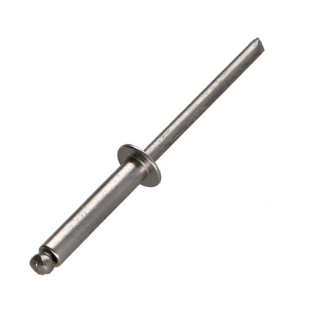 1 x Rivet Aveugle Tout Inox A4 Tête plate 4.8X12