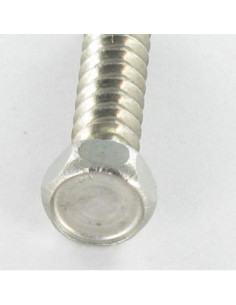 Vis tôle Inox A2 Tête hexagonale TH 6.3X45 2