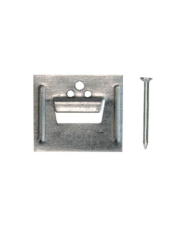 Clips pour lambris n° 2 + Pointe Acier zingué