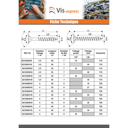 1 x Spax T-STAR PLUS Tête fraisée TORX T10 Inox A2 3X25 Filetage total microvis