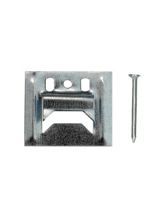 Clips pour lambris n° 4 + Pointe Acier zingué