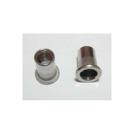 1 x Ecrou à sertir M6X17.5 ALPC 45 Aluminium Epaisseur de serrage 3.1 à 6