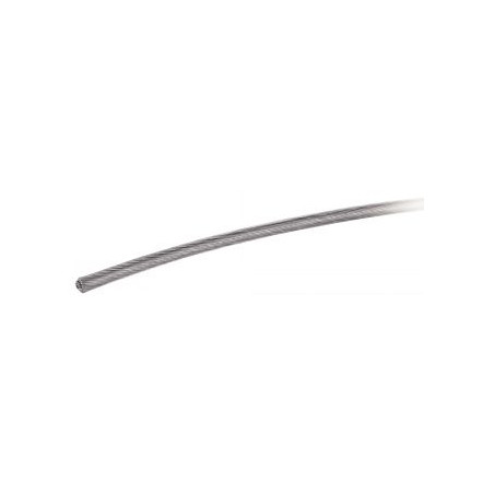 1 x Mètre de Câble monotoron Diamètre 4 Inox A4 GAINE PVC (vendu au m)