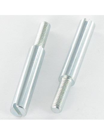 Vis relieur Cylindrique Fendue M5X16 7X50 Acier zingué