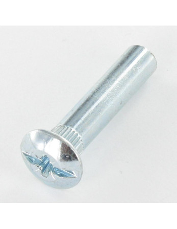Ecrou Relieur POZI et fendu 8X38 M6X15 Acier zingué