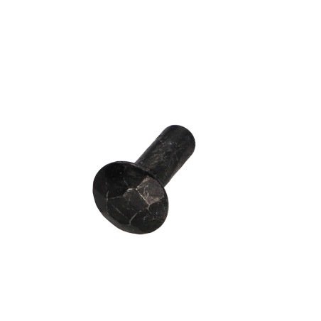 1 x Ecrou Relieur Tête bombée MARTELE M6X18 8X24 Acier zingué noir