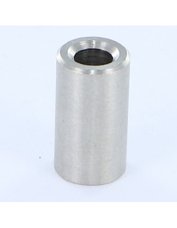 Entretoise Cylindrique Lisse 10X3 Diamètre Intérieur 6 Inox