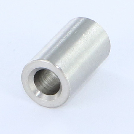 1 x Entretoise Cylindrique Lisse 4X3 Diamètre Intérieur 2.2 Inox
