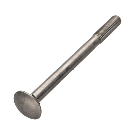 1 x TRCC JAPY tête ronde collet carré Inox A2 M12X110 Filetage partiel