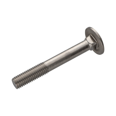 1 x TRCC JAPY tête ronde collet carré Inox A2 M8X70 Filetage partiel