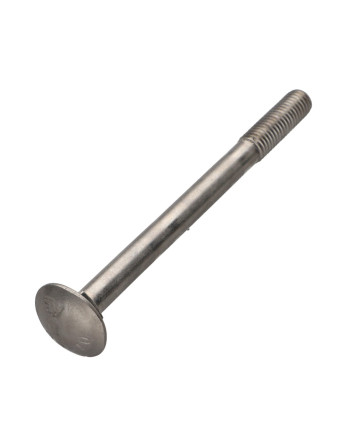 TRCC JAPY tête ronde collet carré Inox A2 M10X110 Filetage partiel