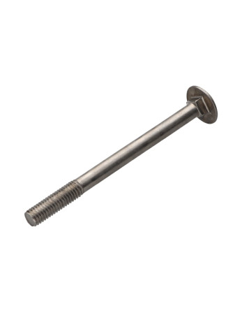 TRCC JAPY tête ronde collet carré Inox A2 M10X110 Filetage partiel
