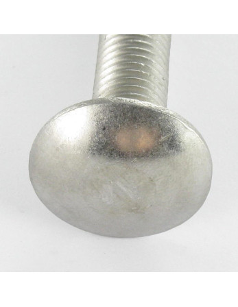 TRCC JAPY tête ronde collet carré Inox A2 M12X160 Filetage partiel