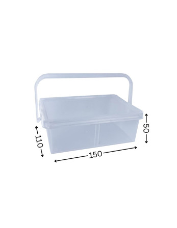 Boite de RANGEMENT à COUVERCLE 150X110X50