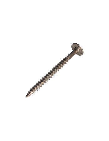 Vis charpente tête disque Inox A2 8X100 Filetée sur 80 TORX T40 Diamètre de tête: 20