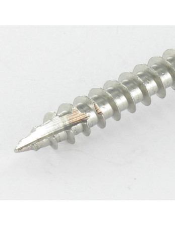Vis charpente tête disque Inox A2 4X25 Filetée sur 18 TORX T20 Diamètre de tête: 12