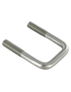 Étrier Fond droit ou plat 195X162X195 M12/45/45 Inox A4