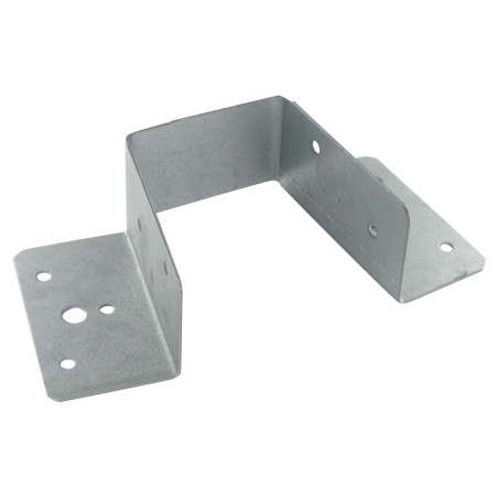 1 x Sabot de charpente Forme U support poutre 38X75 Sendzimir