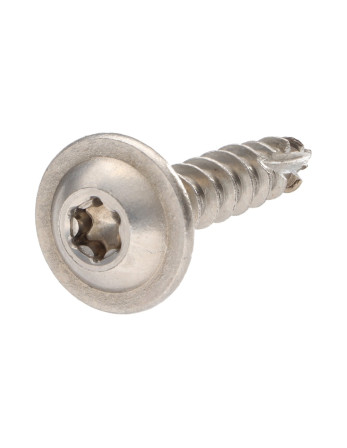 Vis charpente tête disque Inox A2 8X40 Filetage total TORX T40 Diamètre de tête: 20