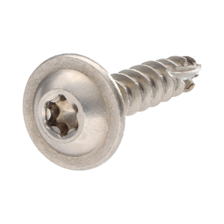 1 x Vis charpente tête disque Inox A2 8X40 Filetage total TORX T40 Diamètre de tête: 20