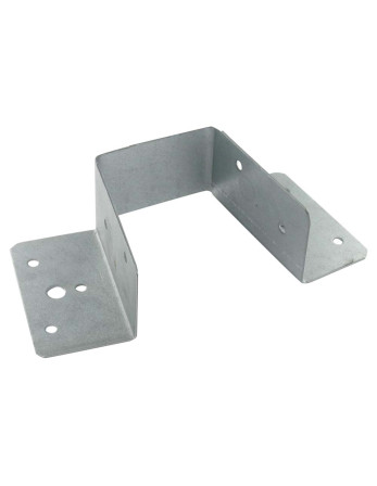 Sabot de charpente Forme U support poutre 25X75 Sendzimir
