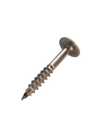 Vis charpente tête disque Inox A2 8X60 Filetée sur 50 TORX T40 Diamètre de tête: 20