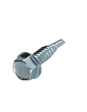 Vis autoperceuse Tête hexagonale TH Lisse 6.3X25 Acier zingué