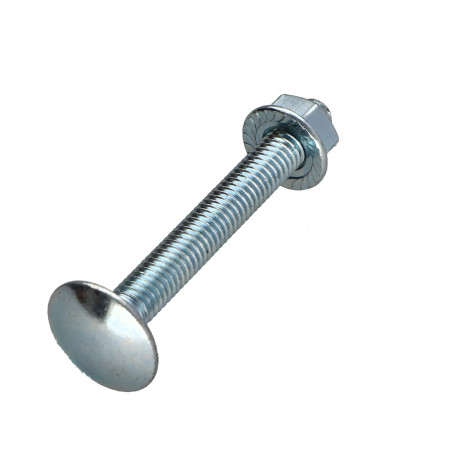 1 x Boite de 50 T.CAR 6X50 + 50 Ecrou Cranté Acier zingué