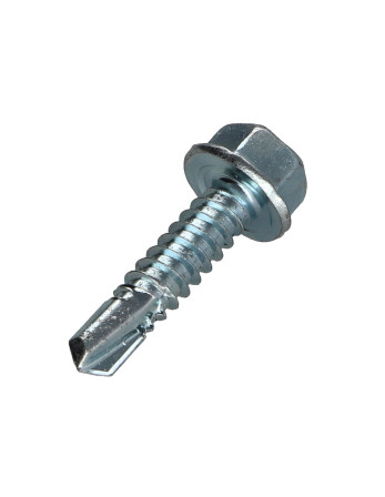 Vis autoperceuse Tête hexagonale TH Lisse 6.3X25 Acier zingué