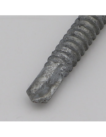 Vis autoperceuse Tête hexagonale TH Lisse 6.3X125 Forte tenue à la corrosion Acier galvanisé à chaud