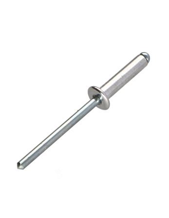 Rivet aveugle Aluminium Tige acier 6X10 Tête plate