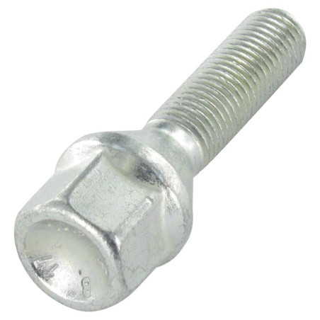 1 x Vis ROUE M12X50 Pas de 125 S/PL19 Classe 10.9 Acier zingué