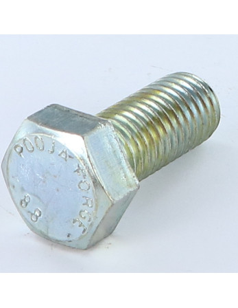 Vis métaux Tête hexagonale TH M16X50 Classe 8.8 Acier zingué