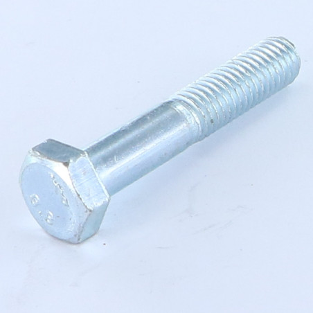 1 x Corps de boulon filetage partiel Tête hexagonale TH M10X45 Classe 8.8 Acier zingué