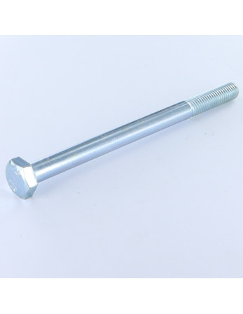 Corps de boulon filetage partiel Tête hexagonale TH M16X170 Classe 10.9 Acier zingué