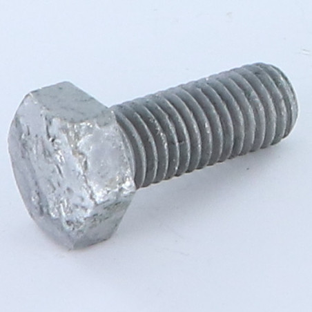 1 x Vis métaux Tête hexagonale TH M12X35 Classe 8.8 Forte tenue à la corrosion Acier galvanisé à chaud ISO FIT