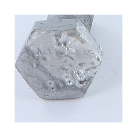 1 x Vis métaux Tête hexagonale TH M12X35 Classe 8.8 Forte tenue à la corrosion Acier galvanisé à chaud ISO FIT