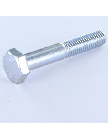 Corps de boulon filetage partiel Tête hexagonale TH M22X100 Classe 10.9 Acier zingué
